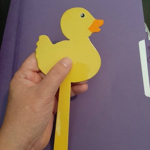 Rubber ducky mailbox flag