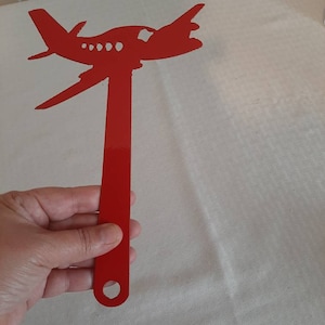 Airplane mailbox flag