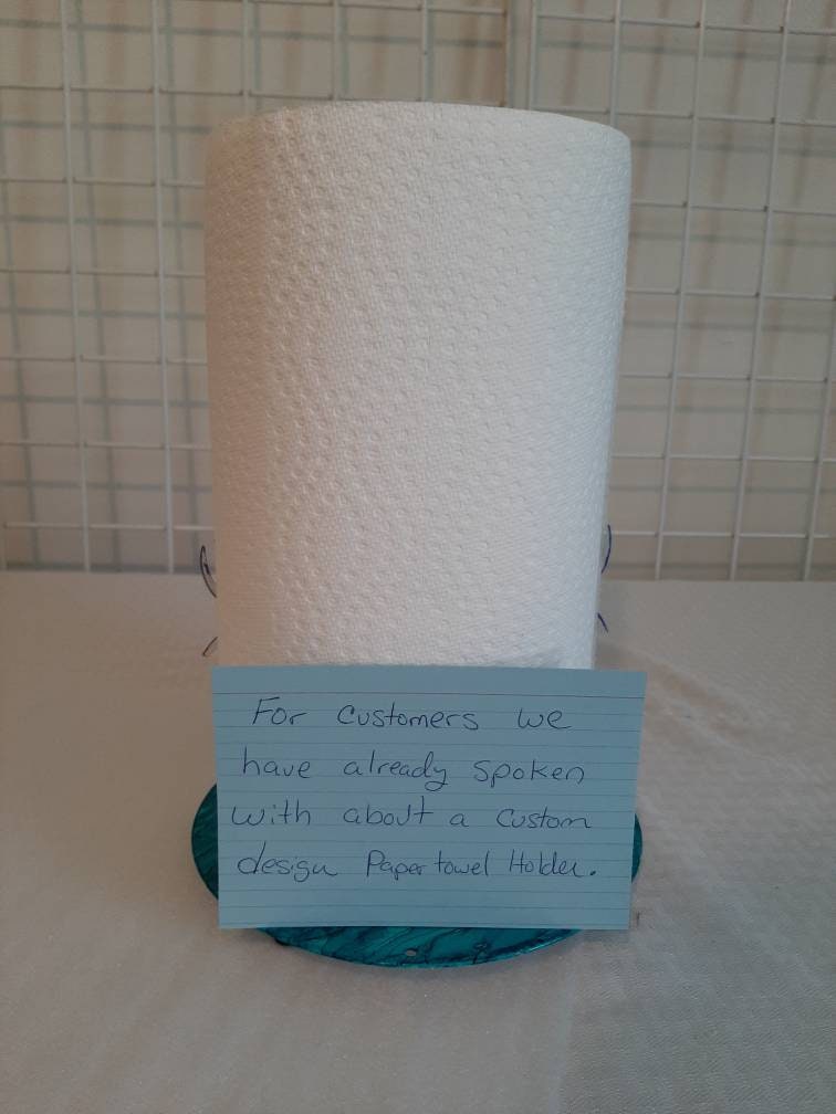 Custom Design Paper Towel Holder Etsy