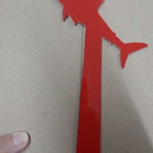 Shark mailbox flag