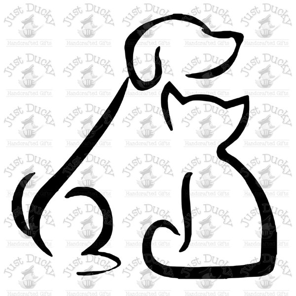 Dog and Cat I SVG