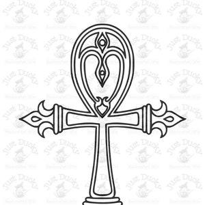 Fancy Ankh SVG