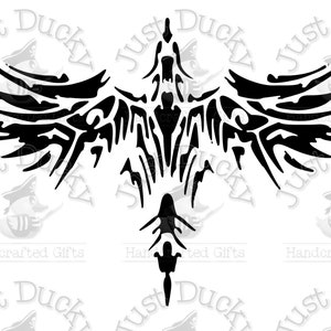 Tribal Phoenix SVG
