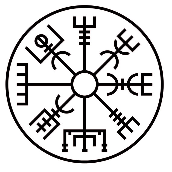 Vegvisir SVG: Viking Compass Cut File (Digital Download)