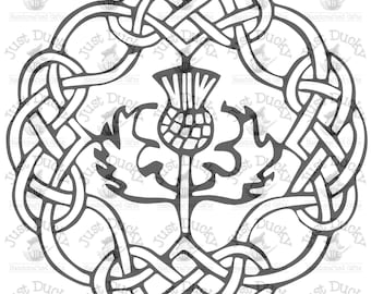 Scottish Thistle I - SVG