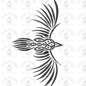 Tribal Bird SVG
