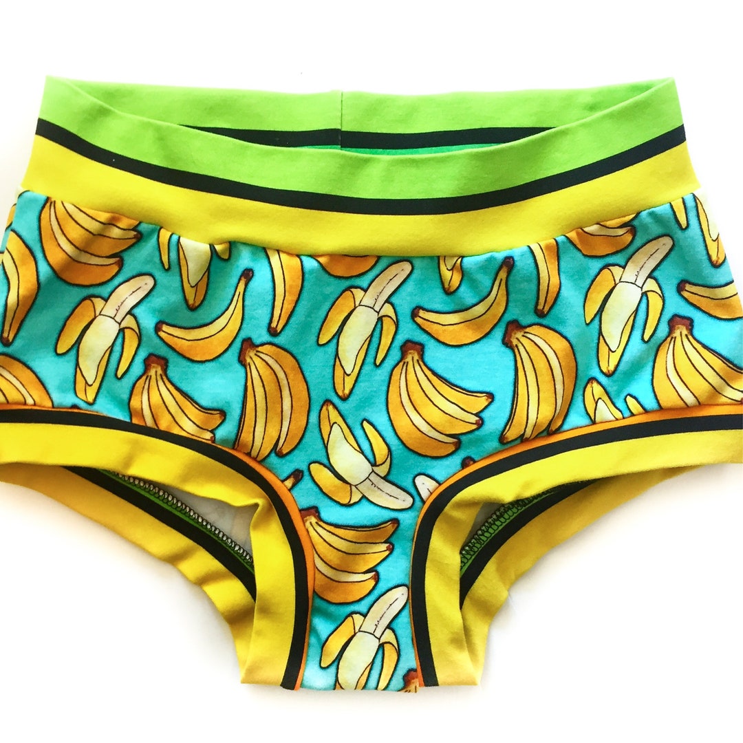 Blue Bananas Women's Underwear Boyshort Style Etsy