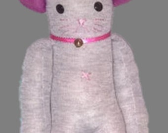 Sock cat plush