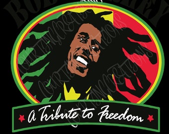Marley PNG SVG T-Shirt Design Music