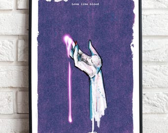 Killing Joke Love Like Blood A4 Print// New Wave Goth Post Punk 80s 90s  Music Lover Gift