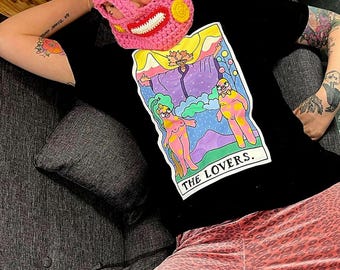 Camiseta de tarot de los amantes de los furby de Mr. Blobby Nostalgia de los años 90