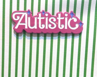Autistic Enamel Pin *Neurodivergent ADHD Badge Teen Gift