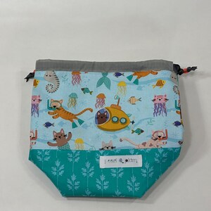 Emily Sack // NautiCats // Sock Project Bag image 3