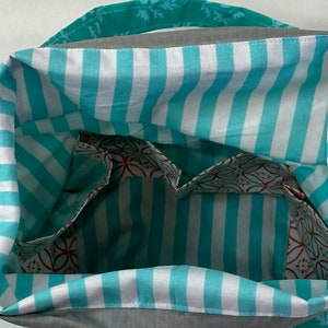 Alyson Mini Tote // NautiCats // Medium Knitting Project Bag image 2