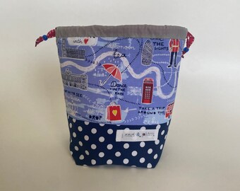 Emily Sack  // London Love  // Sock Project Bag