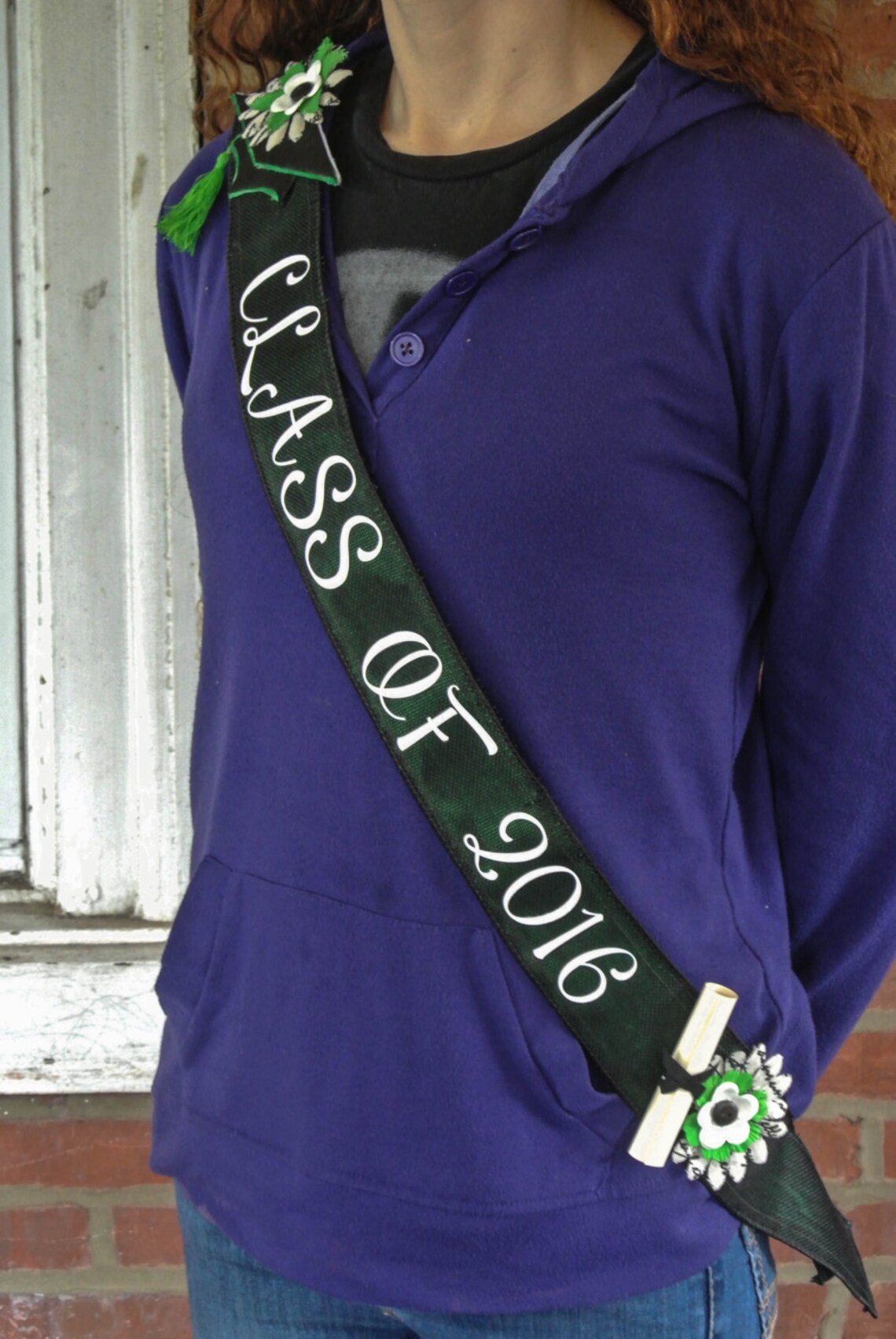 Class of 2016 Sash Graduation Sash Homemade Graduation Sash Etsy