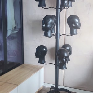 Adjustable Metal Multi Wig Stand