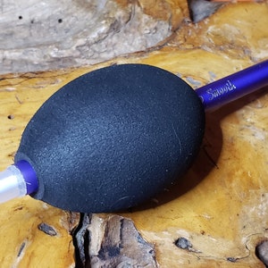 Lápiz/bolígrafo de espuma ergonómico con agarre extra ancho, negro, forma ovalada/huevo, síndrome del túnel carpiano, artritis, dolor de manos, escritura, pintura con diamantes, dibujo.