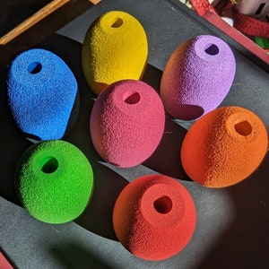 Ergonomische schuimrubber greep pen/potlood medium ovaal/eivormig carpaal tunnel artritis pijn hand - schrijven diamant schilderij tekening 7 kleurkeuzes
