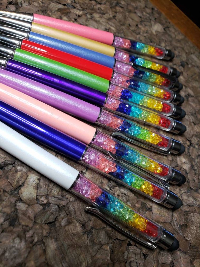 Diamond Painting Pen: Sparkly Rainbow Crystals Fill the Barrel | Etsy