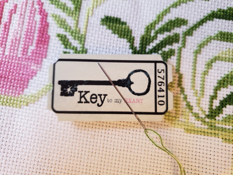 CrossStitch Needle Minders Choose from 9 pretty wood Etsy