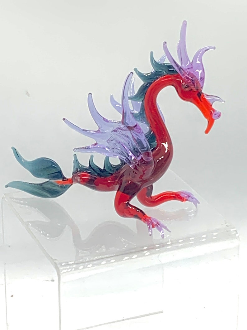 Glass Dragon Figurine/Hand-made image 5