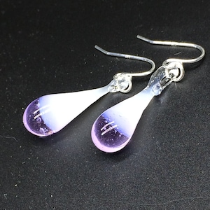 Glass Teardrop Earrings,Handmade colorful colourful earrings