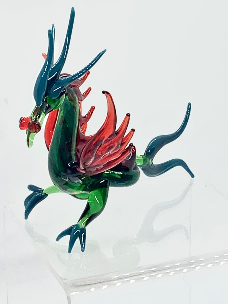 Glass Dragon Figurine/Hand-made image 1