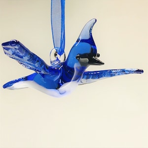 Glass Blue Jay