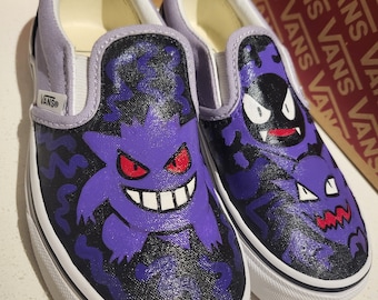 Pokemon Gengar Custom Shoes Size 13 Kids - Etsy