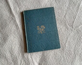 Libro antico vintage del 1896 Le opere poetiche di Alfred Lord Tennyson