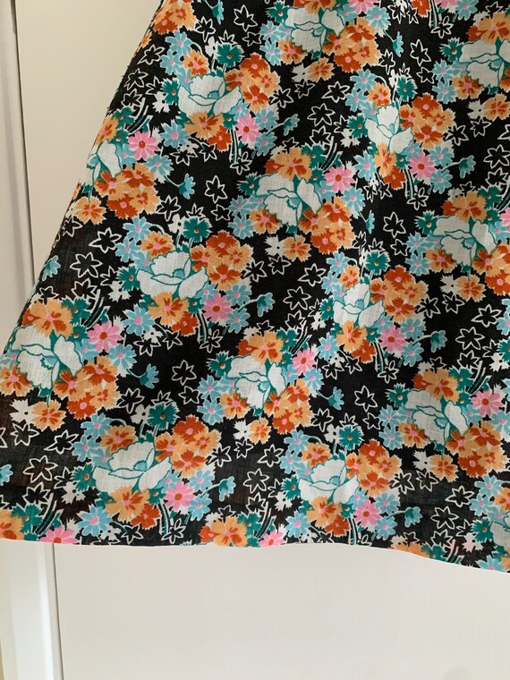 Vintage 1970s Floral Skirt - image 4