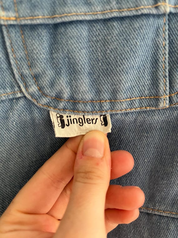 Vintage 1970s Patchwork Windowpane Denim Jacket - image 5