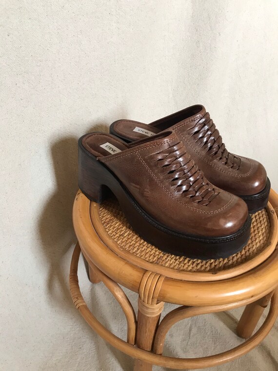 steve madden wooden heels