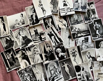 Vintage 1930s/40s Modern Beauties Cigarette Collectible Photograph Cards