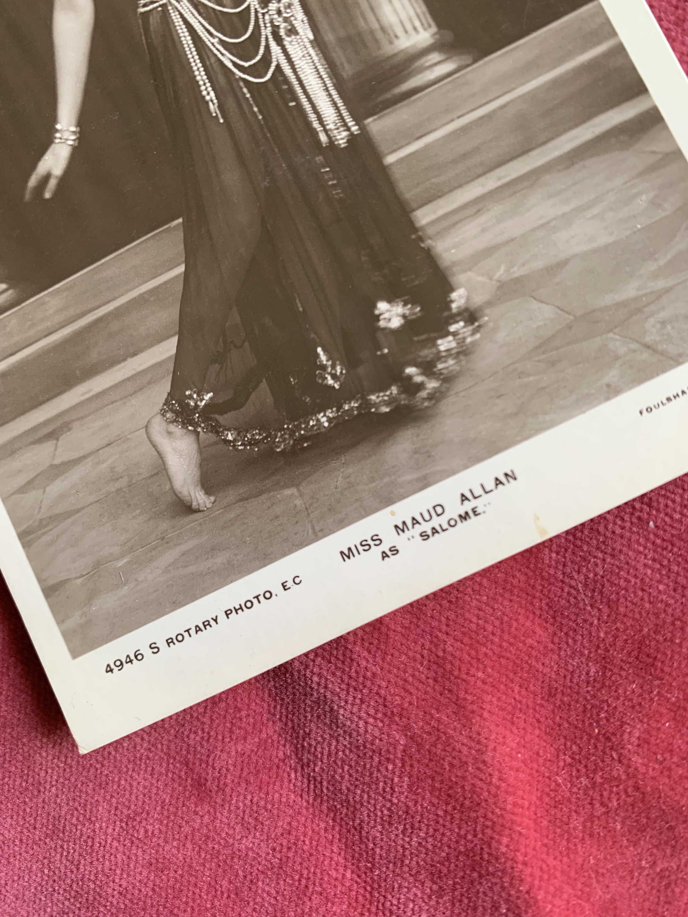 Vintage Edwardian Miss Maud Allan as 'salome' Actress Postcard - Etsy, image size:2250x3000
