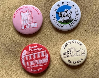 Insignias retro vintage: insignias coleccionables de los años 60 a los 90