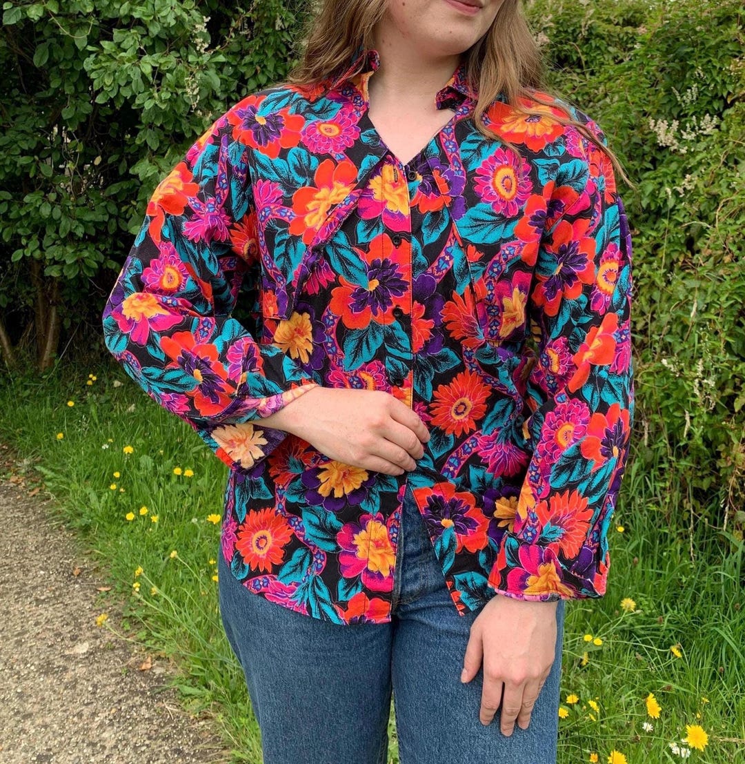 Vintage Wrangler boutonné à manches longues en coton chemise