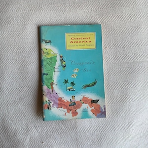 Vintage programmaboek Travel Around The World uit de jaren 60 - Midden-Amerika