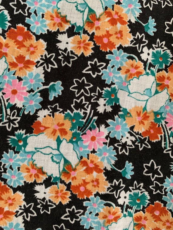 Vintage 1970s Floral Skirt - image 3