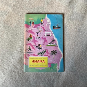 Vintage 1960s Travel Around The World Program Book - Ghana