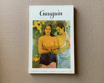 Vintage 1950s Gauguin Art Book Fontana Pocket Library of Great Art