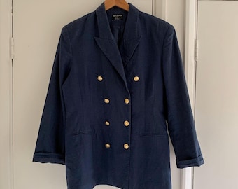 Blazer azul marino vintage de los años 90