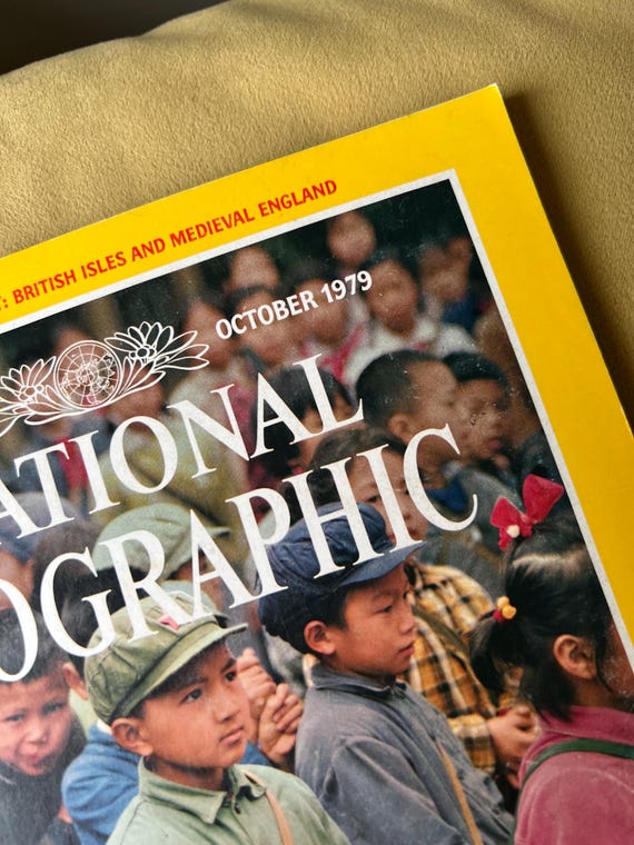 Vintage October 1979 National Geographic Magazine - Etsy