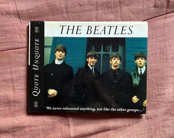 Cita sin cita de The Beatles de Arthur Davies, libro de tapa dura vintage de los años 90