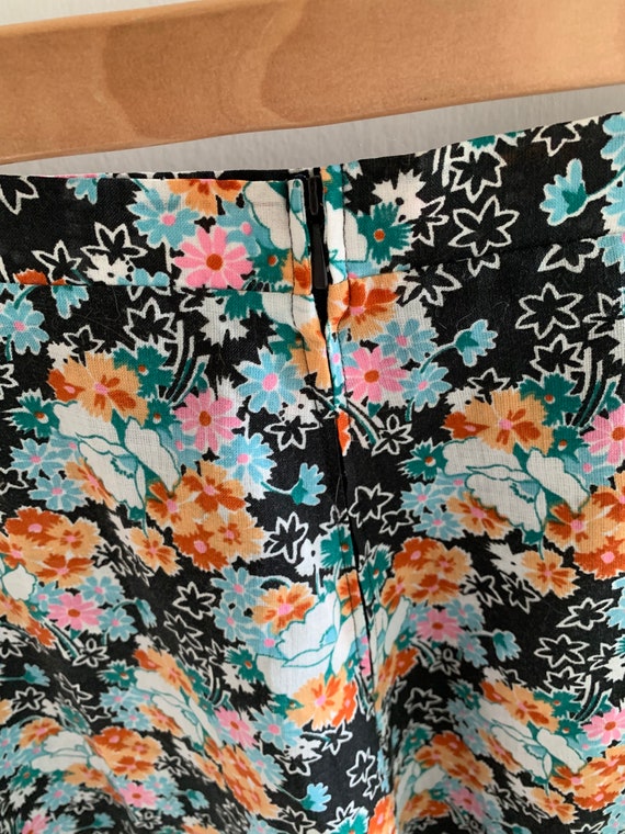 Vintage 1970s Floral Skirt - image 2