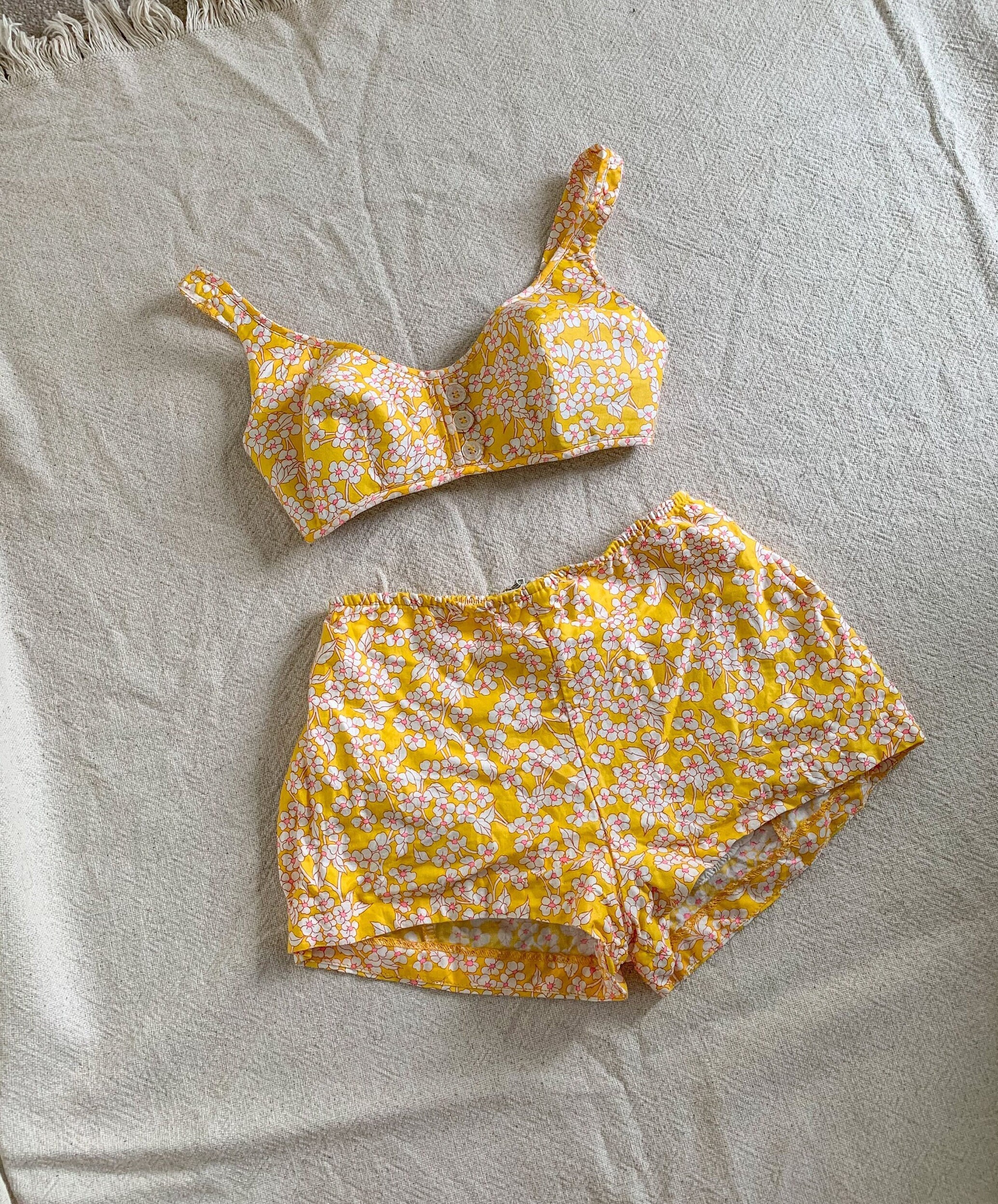 White floral deals bikini