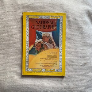 Vintage August 1963 National Geographic Magazine - Etsy