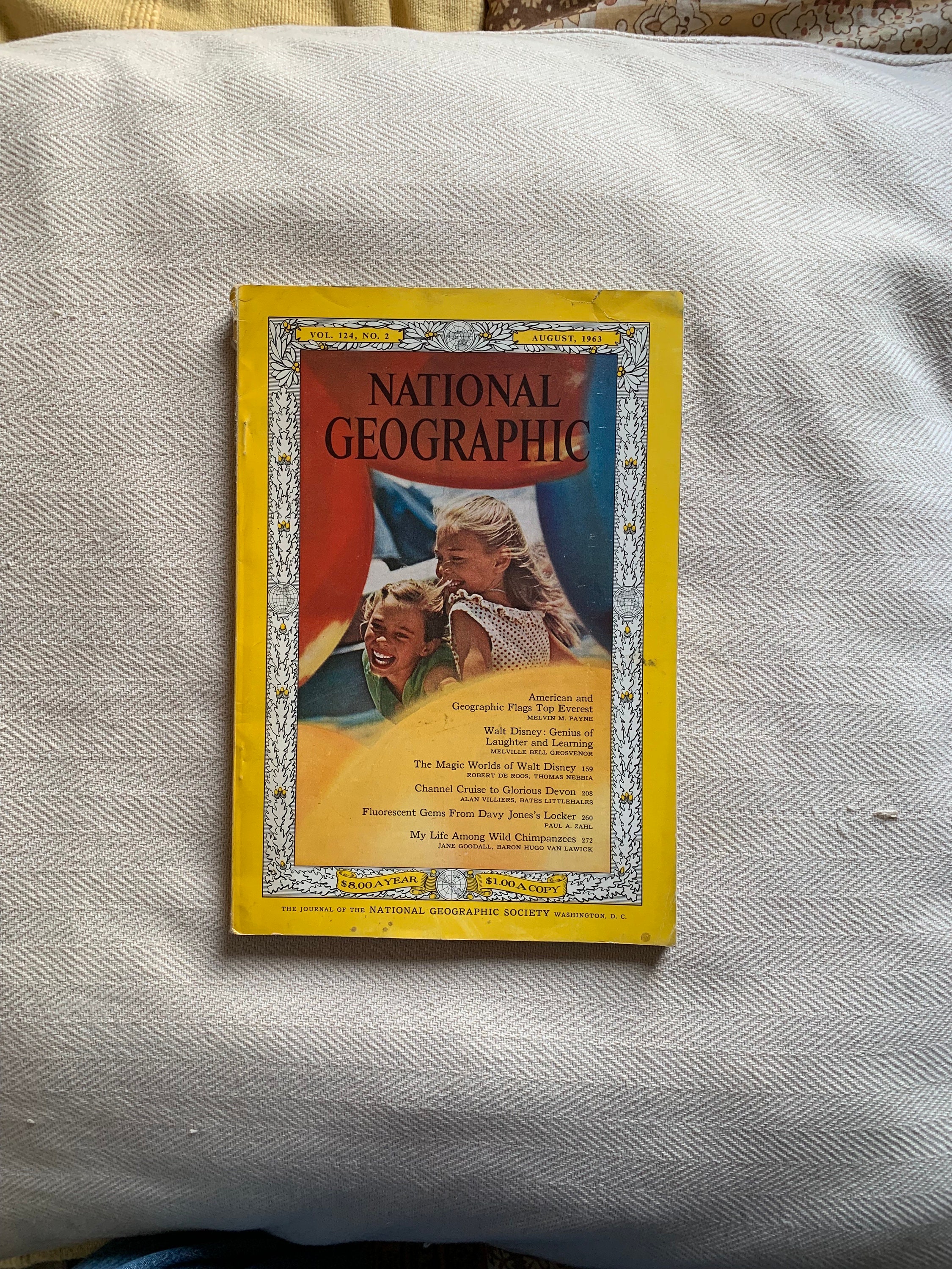 NATIONAL GEOGRAPHIC 1963年8月号 Vintage August 1963 National Geographic Magazine - Etsy