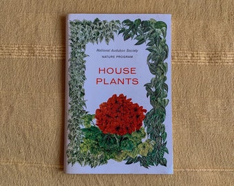 Vintage 1960s House Plants Nature Program Book
